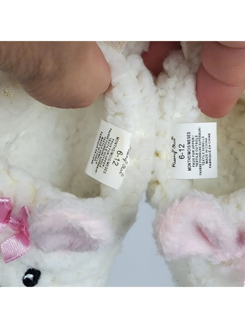 Baby shoes Lot of 3 pair slippers shoes infant 6 - 12m